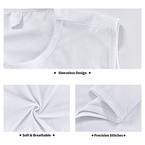 Men Performance Muscle Quick Dry Tank Top Sleeveless Undershirt for Sports Athletic