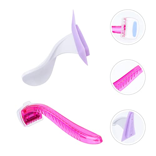 Hemoton 3 Sets Private Parts Trimming Razor for Face Hair Cutter Women Privates Shaving Tool Private Hair Clippers Portable and Lightweight Trimmer Skincare Miss Abs Shave Appliance