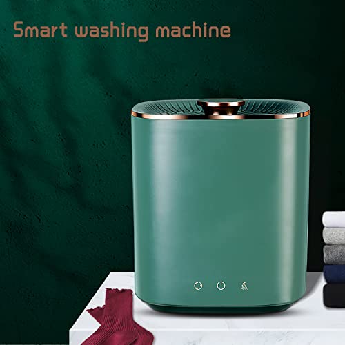 Portable Compact Mini Washing Machine, Ladies Lingerie Care Washing Machine, Personal Clothes Washing Machine, Small Portable Washing Machine for Dorms, Small Apartments (Green)