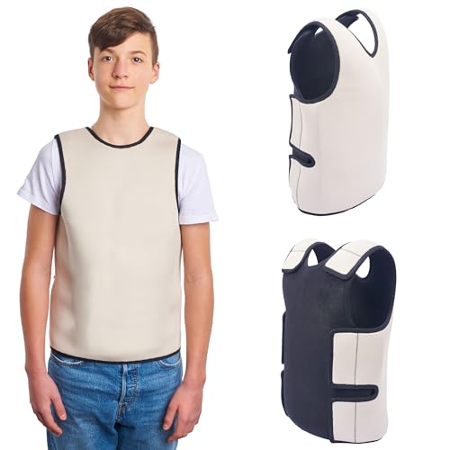 Compression Vest for Kids | Provide Deep Pressure Comfort | ADHD Tools for Kids | Autism Sensory Clothing | Comfortable Design | Compression Shirt Kids | Ensure a Secure Feeling Beige