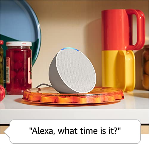 Amazon Echo Pop | Just ask Alexa for music, timers, and reminders | perfect for any room | Midnight Teal
