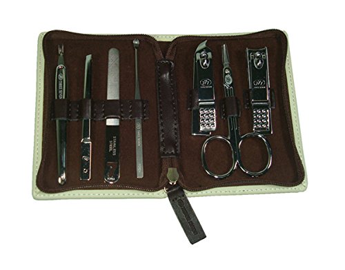 Three Seven 777 Travel Manicure Pedicure Grooming Kit Set (Total 7 PC, Model: TS-0701MC),Personal Nail care,Stainless steel- Made in Korea, Since 1975