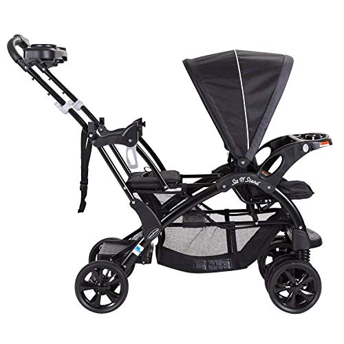 Baby Trend Sit N' Stand Double Stroller, Onyx