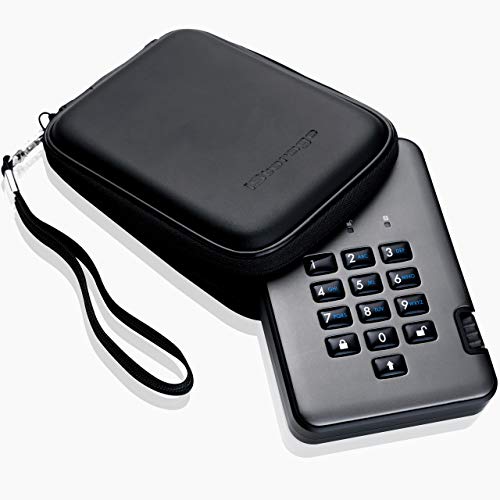 iStorage diskAshur PRO2 SSD 2TB |Secure Solid State Drive | FIPS Level 3 certified | Password protected | Dust/Water-Resistant | Hardware encryption