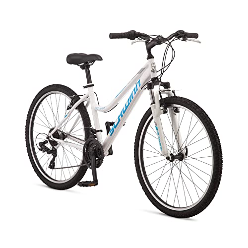 Schwinn High Timber Mountain Bike for Adult Youth Men Women Boys Girls, 24 to 29-Inch Wheels, 7 or 21-Speeds, Front Suspension, Aluminum and Steel Frame Options
