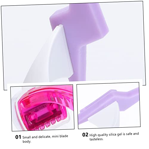 Housoutil 5 Sets Private Parts Trimming Compact Hair Shaver Razor Private Hair Trimmer Hair Removal Epilators Face Shavers for Women Facial Tools for Skin Care Appliance Electric Miss Abs