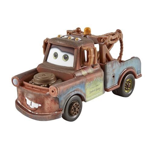 Mattel Disney and Pixar Cars Toys, Radiator Springs 3-Pack of Die-cast Toy Cars & Trucks with Lightning McQueen, Mater & Sheriff