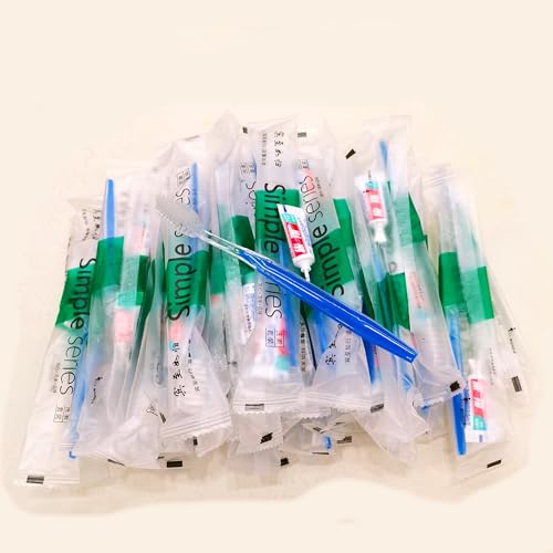 Toothbrush Toothpaste Dental Kit Travel Sets Personal Teeth Cleaning Appliance (Blue(10sets/Pack))