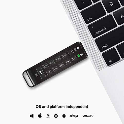 iStorage datAshur Personal2 32 GB | Secure Flash Drive | Password Protected | Portable | Military Grade Hardware Encryption