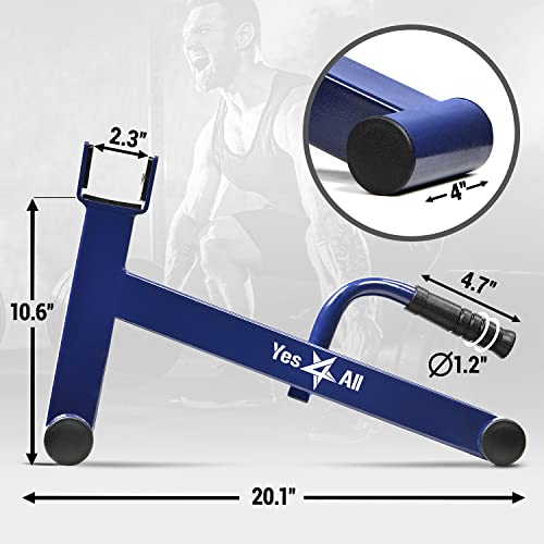 Yes4All Deadlift Jack/Barbell Stand Upload 600lb Barbell Plates for Deadlift Exercise, Squat Wedge for Squat/Weight Training