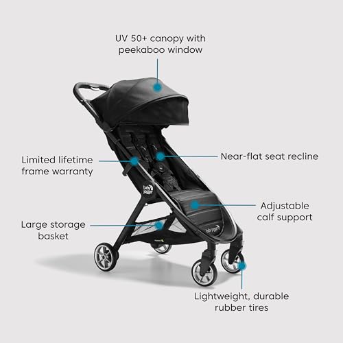 Baby Jogger City Tour 2 Ultra-Compact Travel Stroller, Jet