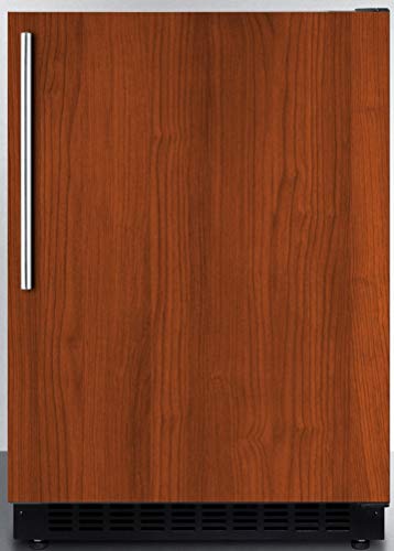 Summit AL54IF 24" ADA Compliant Commercial Compact Refrigerator with 4.8 cu. ft. Capacity Factory Installed Lock Frost Free Operation Open Door and High Temperature Alarm in Panel