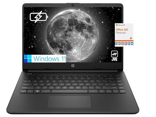 hp Newest 14" Premium Laptop, Intel Quad-Core Pentium N5030(up to 3.1 GHz), 16GB RAM, 256GB Storage(128GB SSD+128GB MSD), 1-Year Office 365, Bluetooth, Webcam, WiFi, Type-C, HDMI, Windows 11S