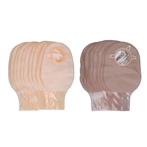 Abs Ostomy Pouch, Nonwoven Colostomy Bag One Piece Ostomy Bag Leak Proof Portable Ostomy Pouch for Ileostomy Stoma Care(New)