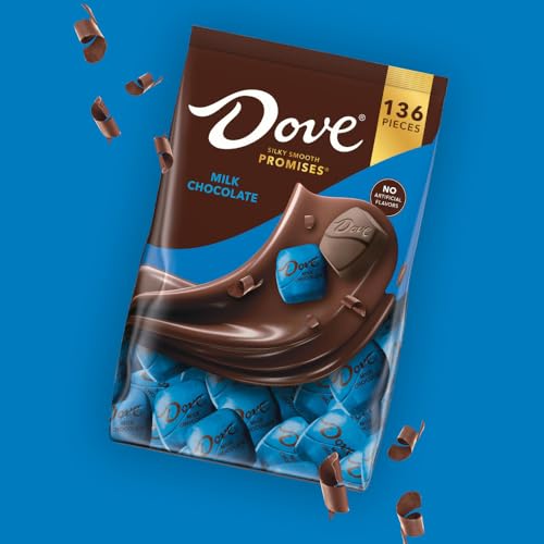 DOVE PROMISES Milk Chocolate Candy, 136 Ct Bulk Bag