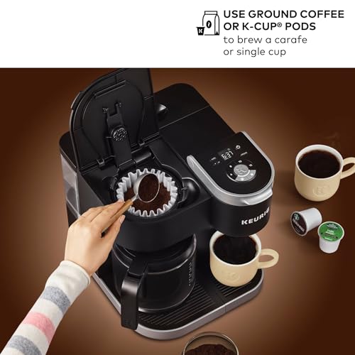 Keurig K-Duo Single Serve K-Cup Pod & Carafe Coffee Maker, Black