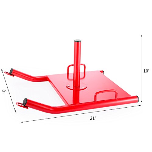 Happybuy Weight Sled, Push Pull Heavy High Training Sled,Max Capacity 100LBS Power Speed Training Sled for Athletic Exercise and Fitness Strength Training