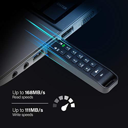 iStorage datAshur Personal2 32 GB | Secure Flash Drive | Password Protected | Portable | Military Grade Hardware Encryption