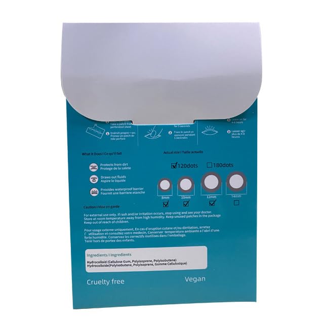 Acne Cover Patch ORIGINAL | Heals & banishes blemishes| For Surfaced Acne| 120 COUNT | 100% VEGAN AND CRUELTY FREE