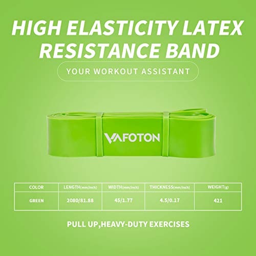 Pull up Assist Bands,Latex Resistance Band Loop for Strength Training,Warm up,Streching,Muscels Building,Home Gym Equipment for Men and Women-Heavy Level