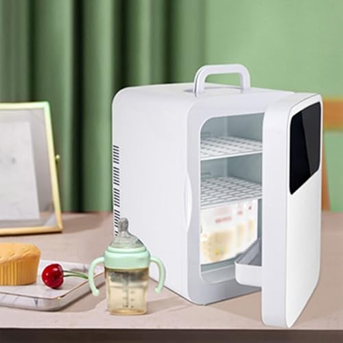 Compact Fridge, Portable Personal Refrigerator, Small Refrigerators Great for Skin Care, Cosmetics, Beverage, Food, Bedroom, Office, Car