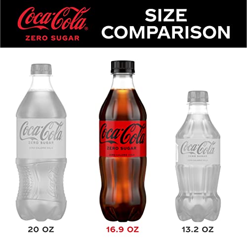 Coke Zero Sugar Diet Soda Soft Drink, 16.9 fl oz, 6 Pack