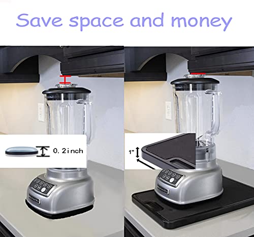 Sliding Tray for Coffee Maker,8 PCS Adhesive Magic Telfon Self Stick Sliders Coffee Pot Slider for Coffee Makers, Stand Mixers, Blenders, Air Fryers, Pressure Cooker,Kitchen Appliance Sliders