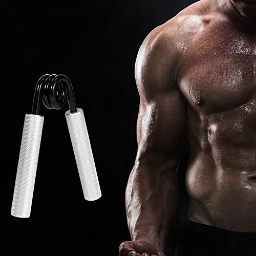 Metal Hand Grip Strengthener, 100LB-350LB 6 Pack No Slip Heavy-Duty Finger, Wrist & Forearm Exercise Strengthener for Home Office & Gym, Muscle Building Grip Strength Trainer