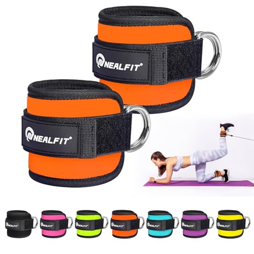 Ankle Strap for Cable Machine, Gym Ankle Cuff for Kickbacks, Leg Extensions, Glute Workouts, Booty Hip Abductors Exercise for Women and Men