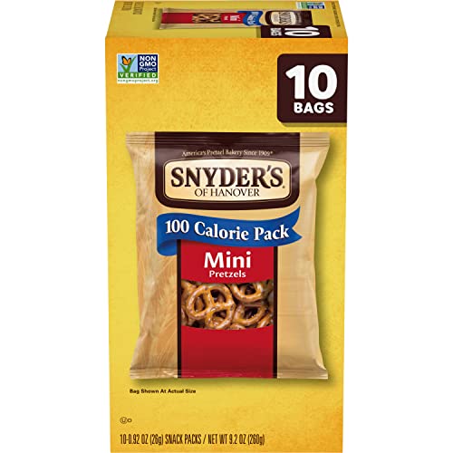 Snyder's of Hanover, 100 Calorie Mini Pretzels, Individual Packs, 10 Ct (pack of 1)