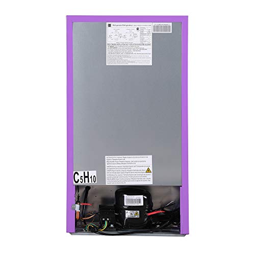 RCA RFR321-PURPLE 3.2 Cu Ft Compact Fridge, Mini Refrigerator, Purple