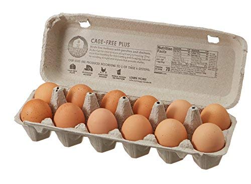 365 by Whole Foods Market, Cage-Free Large Brown Grade A Eggs, 12 Count (Pack of 1)