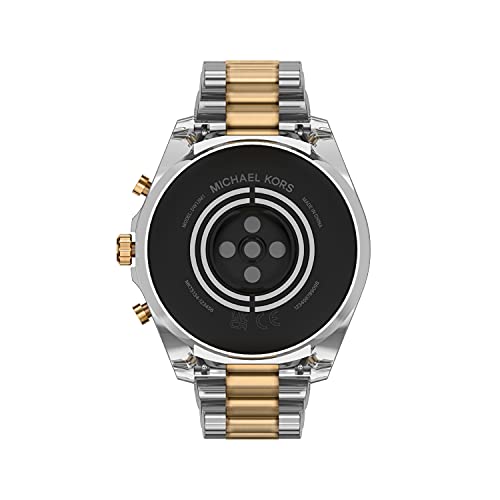 Michael Kors Men's or Women's Gen 6 44mm Touchscreen Smart Watch with Alexa Built-In, Fitness Tracker, Sleep Tracker, GPS, Music Control, Smartphone Notifications (Model: MKT5134V)