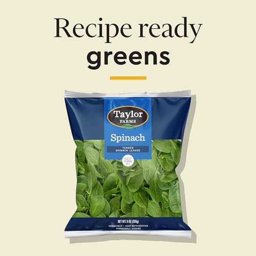 Taylor Farms Spinach, 9 oz Bag