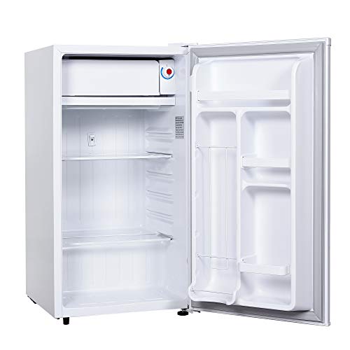 RCA RFR321-FR320/8 IGLOO Mini Refrigerator, 3.2 Cu Ft Fridge, White