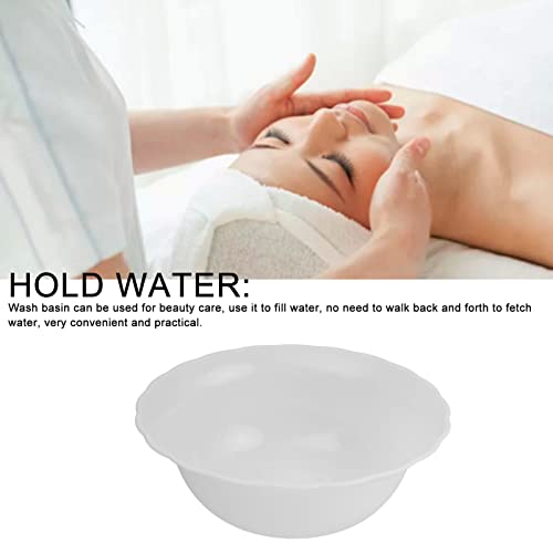 10pcs Beauty Salon Washbasin, Plastic Face Hand Skin Care Wash Basin for Towel Soaking
