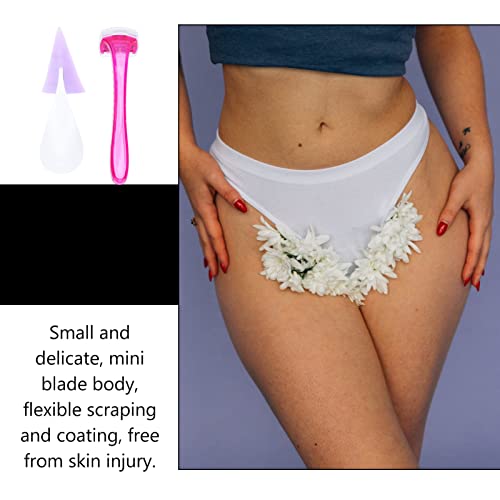 Hemoton 3 Sets Private Parts Trimming Razor for Face Hair Cutter Women Privates Shaving Tool Private Hair Clippers Portable and Lightweight Trimmer Skincare Miss Abs Shave Appliance