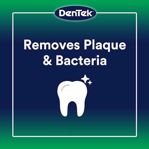 DenTek Triple Clean Advanced Clean Floss Picks, No Break & No Shred Floss, 150 Count