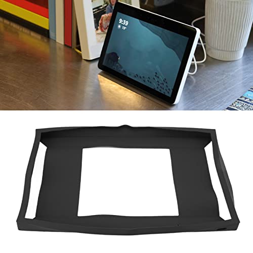 Silicone Case Cover Made for All New Alexa Echo Show 15 Smart Display, Echo Show 15 Protective Cover, Easy Installation-Jet Black(Black)
