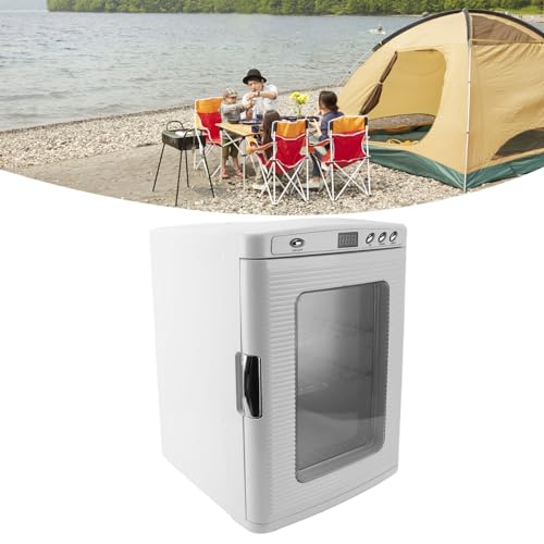 Mini Fridge, 25 Liter/3 Layers Portable Cooler and Warmer Personal Refrigerator for Skin Care, Cosmetics, Beverage, Food,Great for Office, Car(US Plug 110V)
