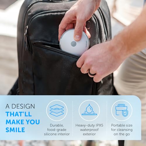 UV-C Dental Appliance Cleaner - UV Retainer Cleaning Machine Also Great for Deep Cleansing Aligner, Mouth Guard, Night Guard, Dentures in Just 3 Minutes - Portable Dental Guard Cleaner Case
