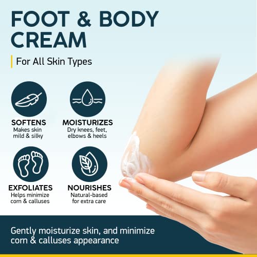 NUVADERMIS Urea Cream 40 Percent for Feet - 40% Urea Foot Repair Lotion - Maximum Strength For Dry Cracked Heels - 2% Salicylic Acid, Shea Butter, Tea Tree Oil, Vitamin E - 5.29 oz Jar