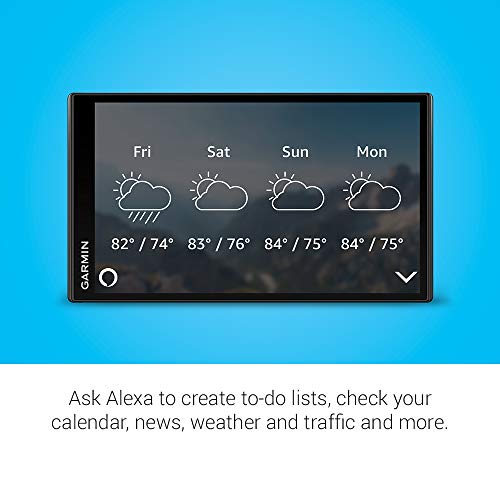 Garmin DriveSmart 65 with Amazon Alexa, Built-In Voice-Controlled GPS Navigator with 6.95” High-Res Display