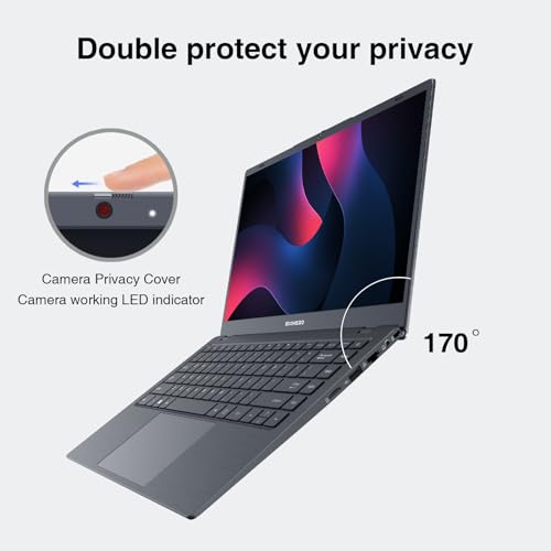 Laptop Computer, in-tel Celeron Processor, 8GB DDR4 RAM/256GB SSD, 14 Inch FHD 1920x1080 Display, Win-11 Thin & Portable Notebook PC, 2.4G/5G WiFi and Bluetooth 5.1