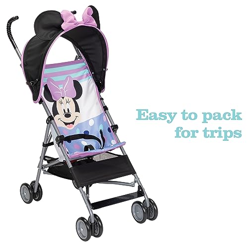 Disney Baby Character Umbrella Stroller, Eye-catching, Fun, 3D Stroller, Minnie Play All Day