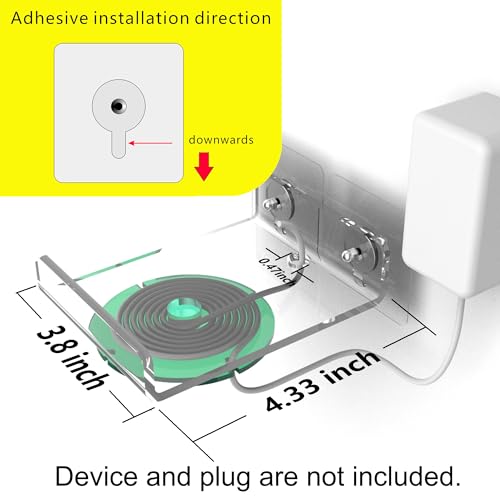 Made for Small Speaker Shelf Wall Mount,Built-in Cable Management, for Echo Pop (2023 Release)，Echo dot 3rd,Echo dot 4th,Echo dot 5th,for Apple HomePod Mini,and Other Brands of Small Speakers (Small)