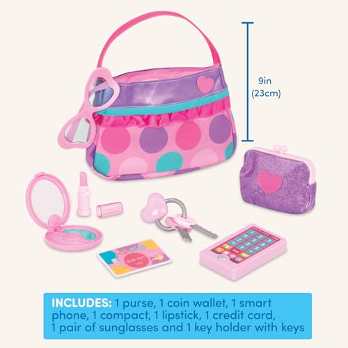 Battat- Play Circle- Makeup & Beauty Set – Dress Up Fashion Accessories – Pretend Play- Toys For Kids- Princess Purse Set- 3 years +