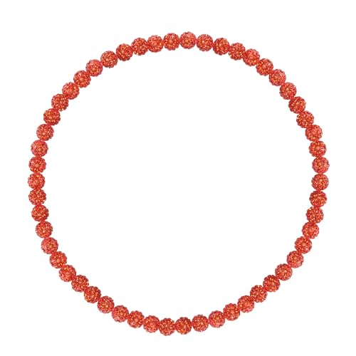 Philadelphia Phils Baseball Necklace For Men Women Baseballer Inspired Beaded Necklace Unisex Rhinestone Discoball Necklaces Jewelry-gift for baseball team lovers