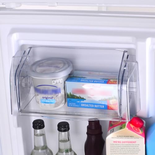 Kenmore 30 in. 18.2 cu. ft. Capacity Refrigerator/Freezer with Adjustable Glass Shelving, Humidity Control Crispers, Gallon Door Bins, ENERGY STAR Certified, White