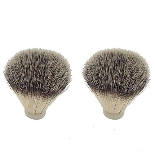 TRIPPER 2 Pcs Hair Nylon Shaving Brush Knot for Men Hair Removal Cutting Dust Men Beard Cleaning Appliance